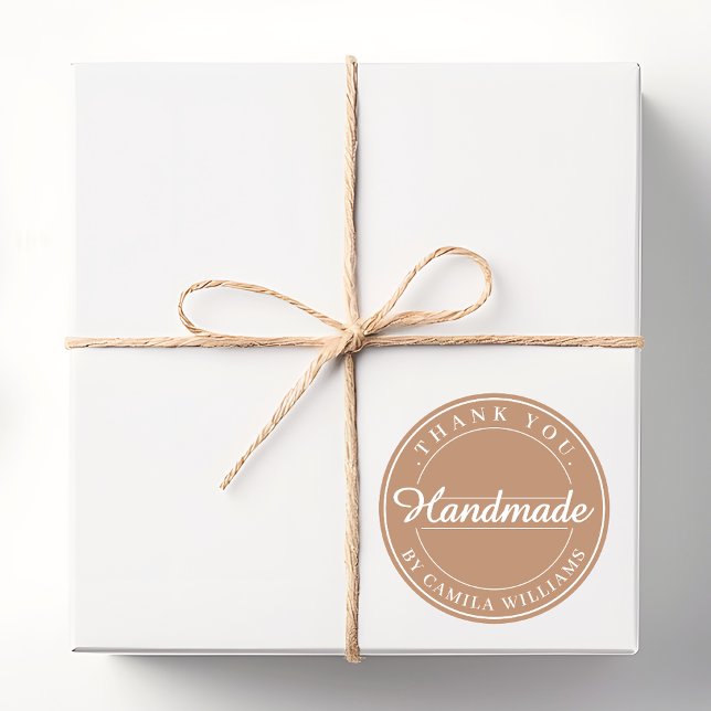 Minimalist Homemade Business Sticker (Créateur téléchargé)