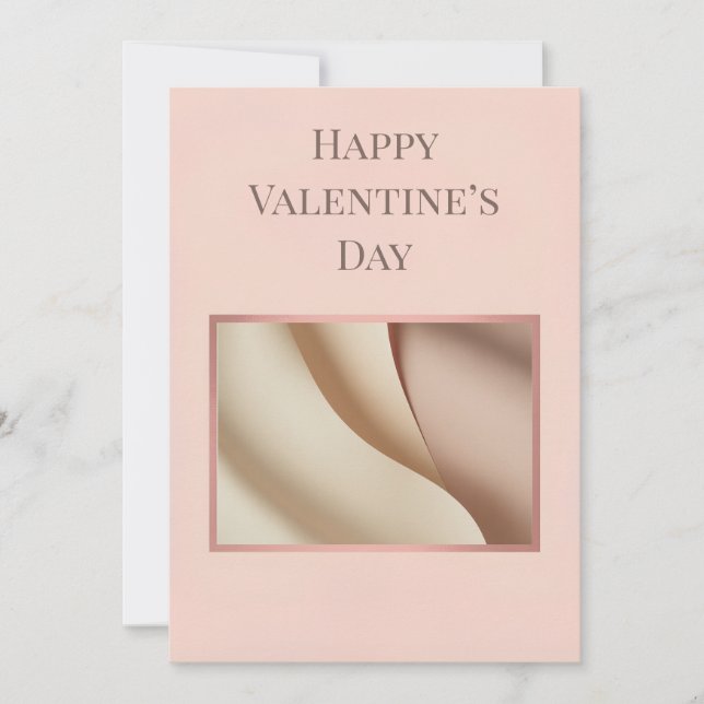 Minimalist Photo Valentine Card (Devant)