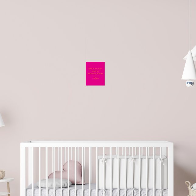 Minimalist poster Jane Austen Quote (Pépinière 2)