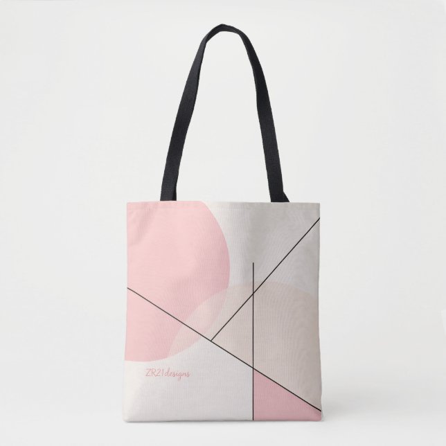 Minimalist Sakura – Chic & Customizable Tote Bag (Devant)
