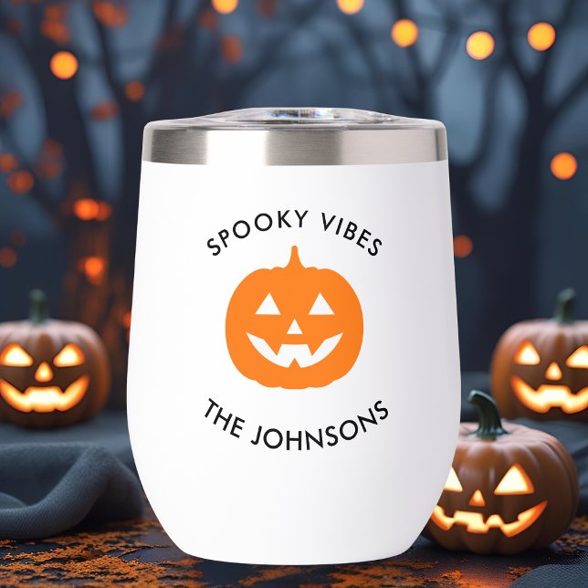 Minimalist Spooky Vibes – Personalized Halloween  (Créateur téléchargé)