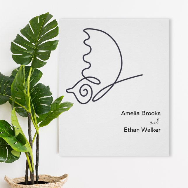 Minimalist Wedding Poster (Créateur téléchargé)