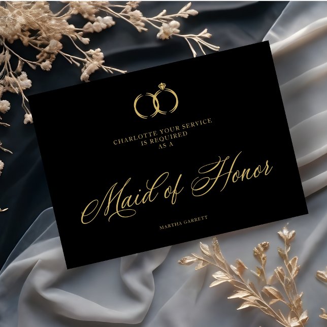 Minimalist Wedding Rings Maid of Honor Luxury  (Créateur téléchargé)