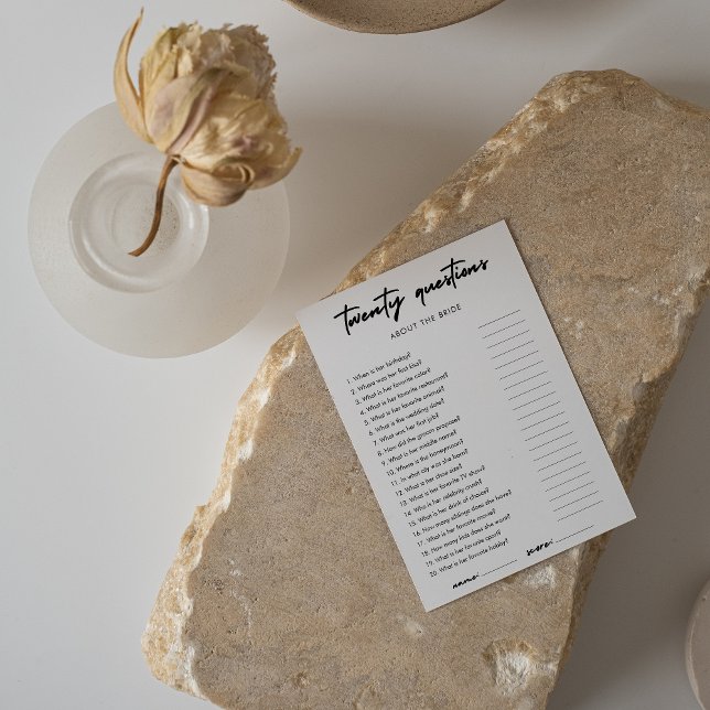 Minimaliste Comment bien connaissez-vous l'épouse (Créateur téléchargé)