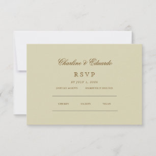 Minimaliste Élégant Site web RSVP & QR