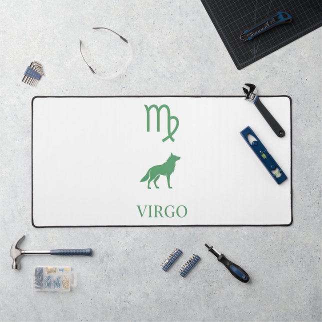 Minimaliste esthétique silhouette verte Vierge Zod (Poste de travail)