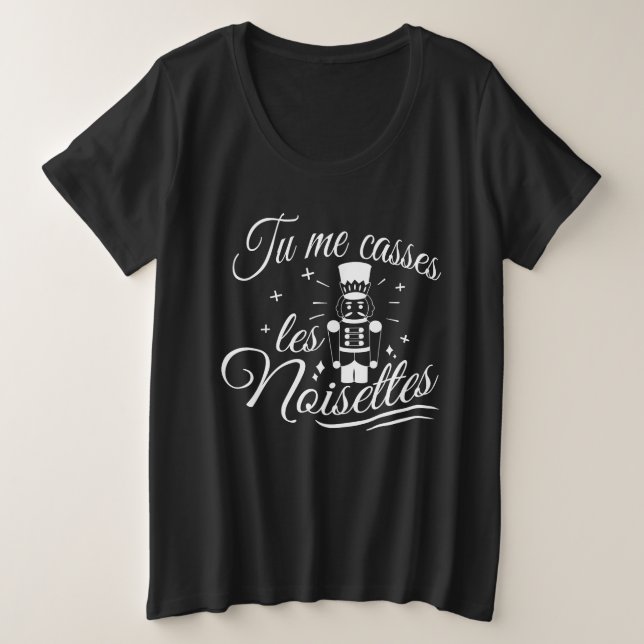 Minimaliste et drôle : casse-noisette unique (Design devant)
