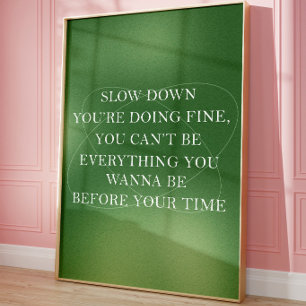 Minimaliste Inspirational Art Mural 