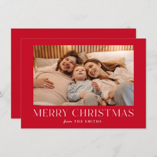 Minimaliste Joyeux Carte photo de Noël