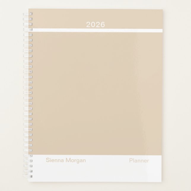 Minimaliste Kaki/Beige Douce (Devant)