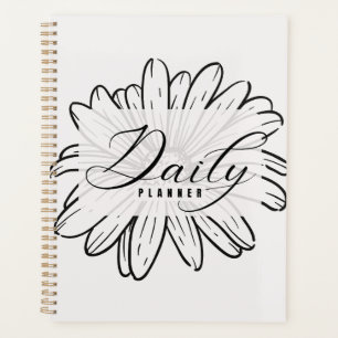 Minimaliste Ligne Art & Typographie Gras Daisy