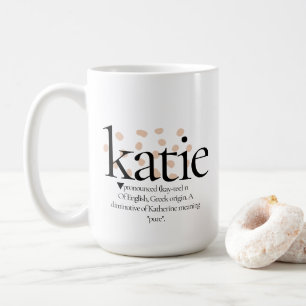 Minimaliste moderne Définir Katie 15oz Café Mug