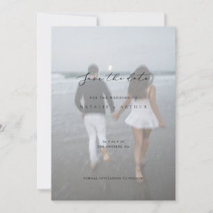 Minimaliste Moderne Écrit Faire-Part de Mariage En
