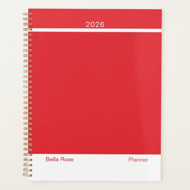 Minimaliste Rouge Clair (Devant)