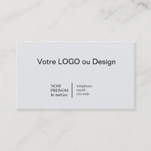 Minimaliste simple juridiqu avocat carte de visite