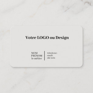 Minimaliste simple juridiqu avocat carte de visite
