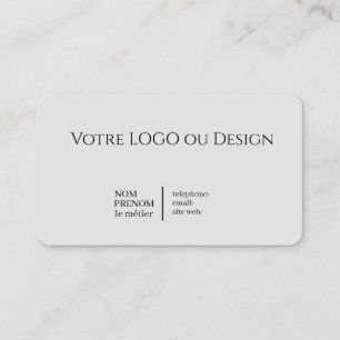 Minimaliste simple juridiqu avocat carte de visite