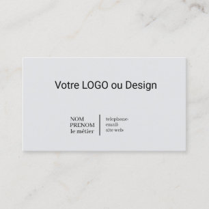 Minimaliste simple juridiqu avocat carte de visite