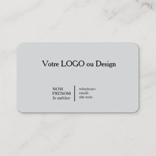 Minimaliste simple juridiqu avocat carte de visite