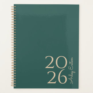Minimaliste Turquoise personnalisé mensuel