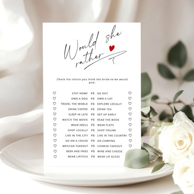 Minimaliste Voudrait-elle plutôt nuptiale jeu de d (Créateur téléchargé)