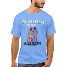 Minions Avant Les Maidens Drôle T-shirt Nerd