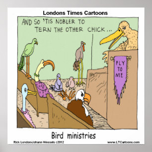 Ministère Bird Affiche Drôle