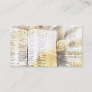 Ministre cartes de visite de révérend de pasteur