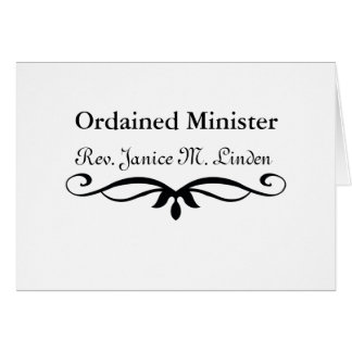 MINISTRE ORDONNÉ CADEAUX
