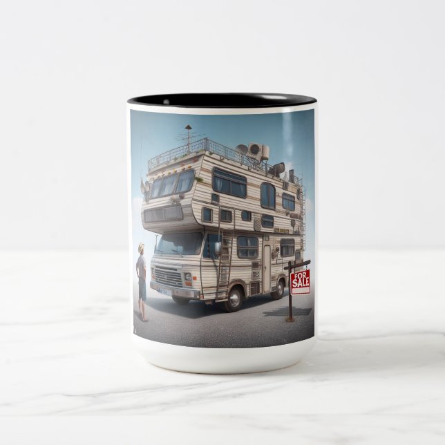 Minivan Camper Comedy Mug - Sip and Smile! (Centre)