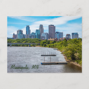 Minneapolis, MN Skyline carte postale