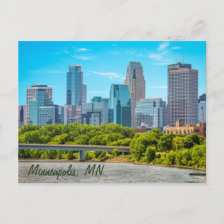 Minneapolis, MN Skyline carte postale