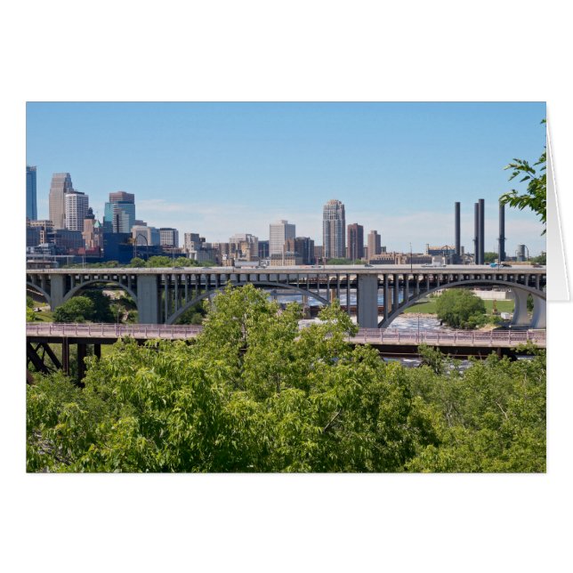 Minneapolis Skyline et Bridges (Devant horizontal)