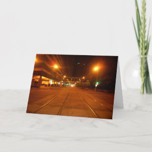 "Minneapolis Street at Night" Carte de bien-être