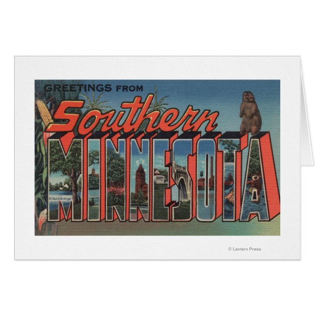 Minnesota (Sud) - Scènes de grandes lettres (Devant horizontal)