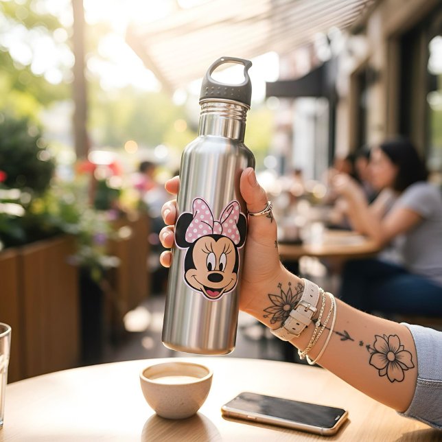 Minnie Bouteille d'eau en acier inoxydable (Créateur téléchargé)