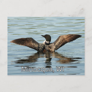 Minocqua, WI souvenir de carte postale