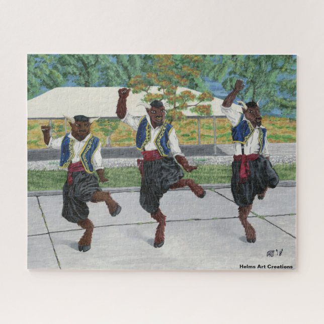 Minotaures grecques Dansant Grand Puzzle d'art Ima (Horizontal)