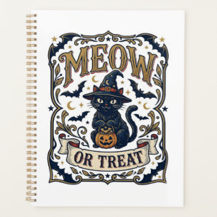 Minou ou traiter Chat Halloween Chat Fantomatique 