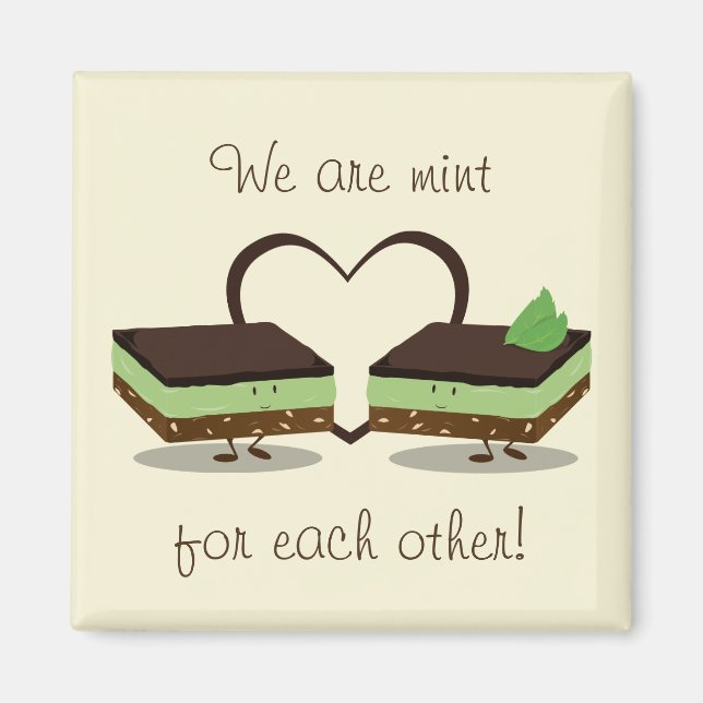 Mint Love Nanaimo Bars | Magnet (Devant)