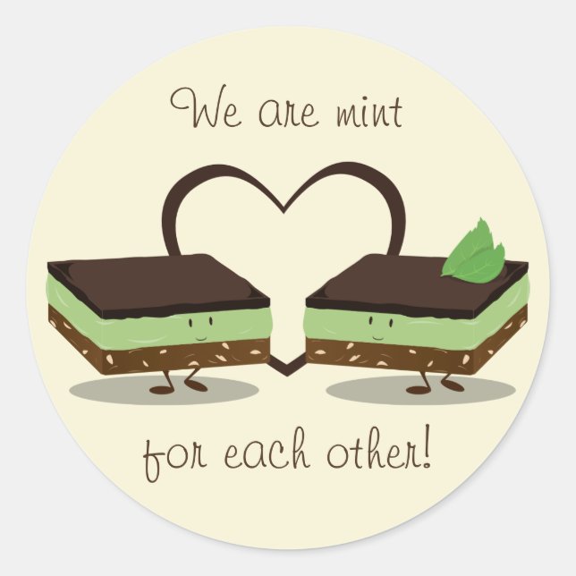 Mint Love Nanaimo Bars | Sticker (Devant)