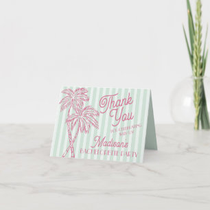 Mint Palm Springs Pastel Beach Merci Cartes