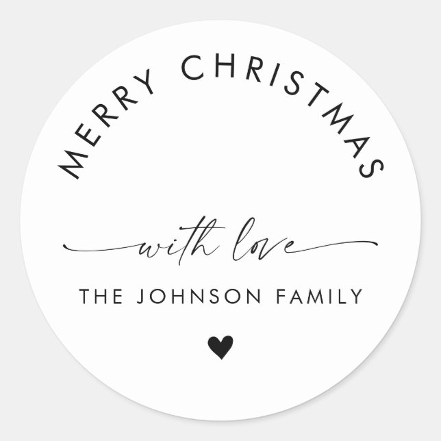 Mint to Be Wedding Favor Sticker | Mariage moderne (Devant)