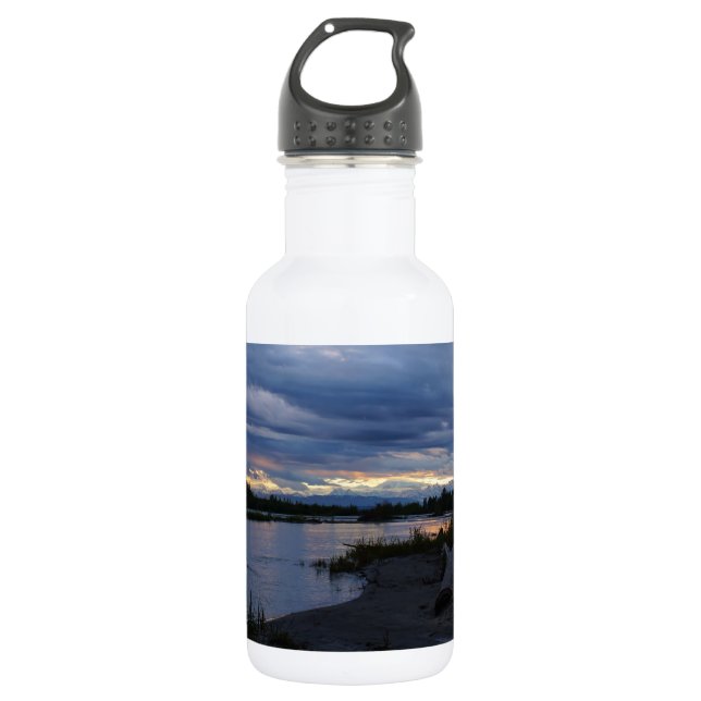 Minuit Alaska Sunset Acier Inoxydable Bouteille d' (Devant)