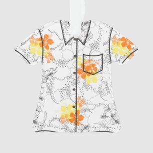 Minuit Jardin Hawaiian Hibiscus Aloha Shirt