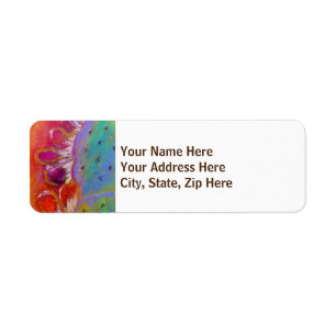 "Minuit Prickly Pear" Adresse de retour Étiquettes