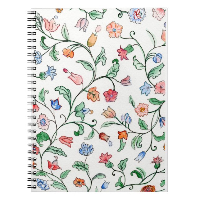 Minuscule design Floral Twines sur un Carnet / Jou (Devant)