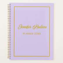 Minuscule Fille Pale Lilac Script hebdomadaire