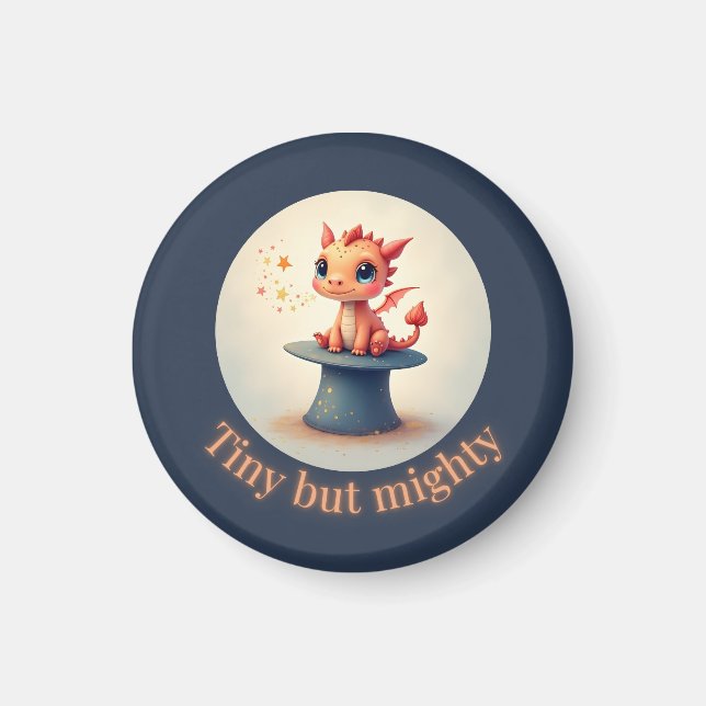 Minuscule mais puissant - Magnet Dragon mignon (Devant)