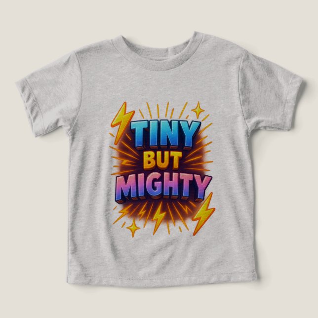 Minuscule, Mais Puissant, Toddler Power Tee (Design Recto)